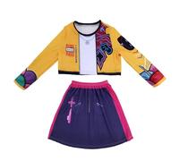 Cosplay Costume for Kids, Halloween Cosplay Party Carnival Outfit Pop Singers Outfit Animated Movie Outfits for Themed Party Holiday Gathering Stage Performance