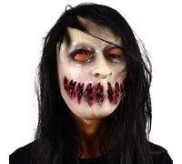 Cosplay Costume Mask Halloween Ghost Face Mask Long Hair Sadako Mask Funny Accessories Horror Faces