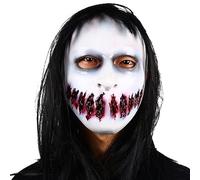 Cosplay Costume Mask Halloween Ghost Face Mask Long Hair Sadako Mask Funny Accessories Horror Faces