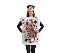 Cosplay Costume | Playing Card Costume | Hat Accessory for Role Play, Ideal for Fancy Dress Party, Masquerade, Role Play, Carnival and Party