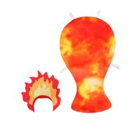 Cosplay Costume Set: Polyester Dress, Chicken Leg Hat, Accessories, Cartoon Theme, Ideal for Parties, Events, S M