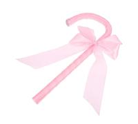 Cosplay Costume Staff, Little Bo Peep Cane, 35x15cm Cane Prop Stick With Bowknot, Stage Performance Pinks Staff Prop, Jazz Dance Crutch For Halloweens Christmas