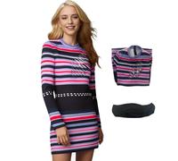 Cosplay Costumes for Anime Astrid Deetz Astrid Striped Dress 2024 Horror Movie Halloween Skirt Women Long Sleeves Bodycon Dress