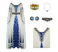 Cosplay Costumes for Anime Queen Amaya Adult Royal Queen Dress with Crown Necklace Halloween Outfits