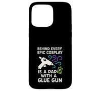 Cosplay Dad Maker Con Parent Geek Armor Badge Hero Case for iPhone 15 Pro Max