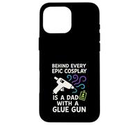 Cosplay Dad Maker Con Parent Geek Armor Badge Hero Case for iPhone 16 Pro Max