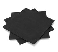 Cosplay Foam Sheets， Black EVA Foam Sheets 13x13 inches Multiple Thicknesses Pack of 2(330x330x3mm)