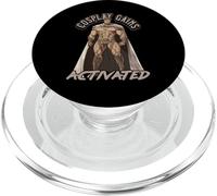 Cosplay Gains Activated Funny Gym Cosplay Design PopSockets PopGrip for MagSafe