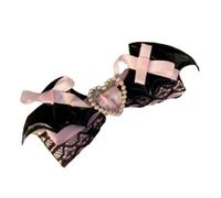 Cosplay Hair Clip Novelty Bat Wing Lace Bows Hairclip Party Headwear Anime Hairpin Female Hair Grip Halloween Headdress