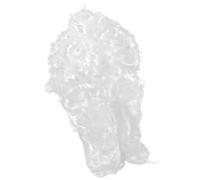 Cosplay Judge Wig for Fancy Dress, White Pvc Men Headdress | Light Weight, Comfortable Attachment, Breathable Finish, Elegant Style for Costume Parties and Performance Use