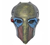 Cosplay Mask GFRP Predator Mask with LED Lights Party Halloween Costume Mask Props (E)
