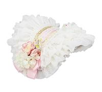 Cosplay Party Lace Hat Sweet Girl Anime Maid Sun-Cap With Flower Female French Tea-Party Vintage Head Accessories Cosplay