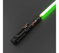 Cosplay Prop Replica Combat Lightsaber RGB Colour Change Xenopixel Anakin Skywalker - Fallen Knight Black Light Sword With FX Sounds Smooth Swing USB-C Chargable
