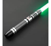 Cosplay Prop Replica Combat Lightsaber RGB Colour Change Xenopixel Custom No.114 Black Hilt Light Sword With FX Sounds Smooth Swing USB-C Chargable