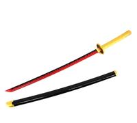 Cosplay Prop Replica Demon Slayer Tanjiro LED Light Up Sword USB C Rechargable 40 Inch Wood & Plastic (Tsugikuni)