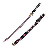 Cosplay Prop Replica Roronoa Zoro Shusui Wooden Sword| Cosplay-Friendly & Comic Con Safe | Durable-Quality Wooden Blade with Durable ABS Handle | Perfect for One Piece Fans and Collectors