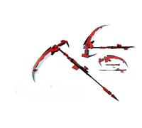 Cosplay Prop Replica RWBY Ruby Crescent Rose Scythe PU Foam Resin