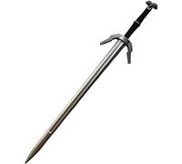 Cosplay Prop Replica Wild Hunt Geralt Silver Sword PU Foam Sword | Witcher 3 Wild Hunt Inspired | Durable Foam Design with Fiberglass Core | Safe for Conventions & Cosplay