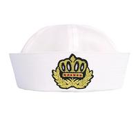 Cosplay Sailor Hat With Embroidery Anchors Decors Captain Navy Marine Hat For Woman Men Funny Cosplay Accessories Cute Sailor Hats Bulk Hats For Kid Bride Bachelorette Party Bachelorette Party Bride