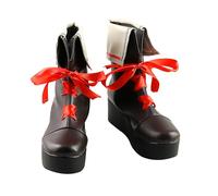 Cosplay Shoes For Eyjafjalla Arknights,Women Man Anime Game PU Shoes For ComicCon, Cosplay Show, Halloween,Carnival Party A792