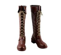 Cosplay Shoes For PrincessConnect,Women Man Anime Game PU Shoes For ComicCon, Cosplay Show, Halloween,Carnival Party A579