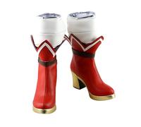 Cosplay Shoes For Rino PrincessConnect,Women Man Anime Game PU Shoes For ComicCon, Cosplay Show, Halloween,Carnival Party A573