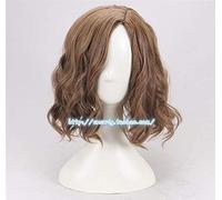 Cosplay Sirius Brown Wavy Wig Cosplay Wig Halloween Role Play Sirius Black Hair Costumes with Hair Cap Cosplay Anime Wig Coser