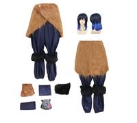 Cosplay Uniform Anime Demon Slayer Hashibira Inosuke Cosplay Costume Full Set with Wig - Halloween Party Christmas Comic Exhibition and Anime Conventions Complete Set Outfit for Women Men Adults