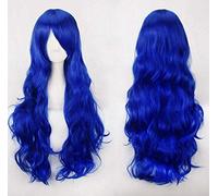 Cosplay Universal Long Curly Hair Big Curve Wave 80 Cm Wig Fashion Rose Net Chemical Fiber Fluffy Natural High Temperature Silk Head Cover,B(L)