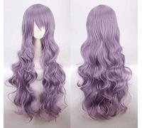 Cosplay Universal Long Curly Hair Big Curve Wave 80 Cm Wig Fashion Rose Net Chemical Fiber Fluffy Natural High Temperature Silk Head Cover,B(P)
