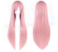 Cosplay Wig Cos Wig Colorful Long Straight Hair Wig Anime Wig 80Cm Colored Wig, Lower Wholesale Price Model 9