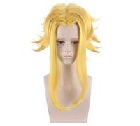 Cosplay Wig For All Might Wig Golden Hair Halloween Party Costume Role Play Wigs