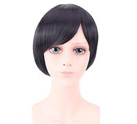 Cosplay Wig For Anime Havent You Heard Im Sakamot short black Wigs Heat Resistant Synthetic hair