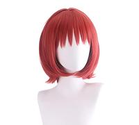 Cosplay Wig For Anime Tokyo Mew Mew Ichigo Momomiya Red Short Hair Heat Resistant Fiber Hair