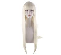 Cosplay Wig For Anime Yomozuki Runa Wig Long Straight Natural Gold Neat Bang Halloween Dress Up Hair Accessories