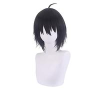 Cosplay Wig For Anime Yuri Briar Short Black Hair Yor Briar Brother Men Halloween Carnival Party Cos Wig