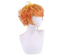 Cosplay Wig For Emma Anime Yakusoku No Neverland The Promised Neverland 40cm Orange Heat Resistant Synthetic Hair Wigs