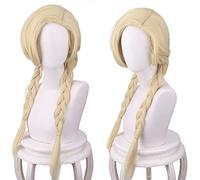 Cosplay Wig For Huigulan Roppongi Period Brahma Huigulan Gold Braided Long Synthetic Halloween Wig