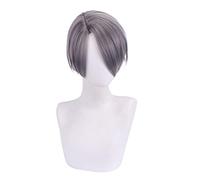 Cosplay Wig For Identity V Embalmer Aesop Carl Dark Gray Short Hair Halloween Carnival Party Role Play Wig