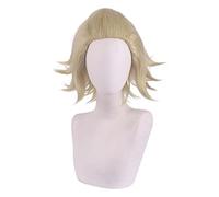 Cosplay Wig For Manjiro Sano Anime Light Blond Short Wigs Halloween Carnival Party Role Play Wig