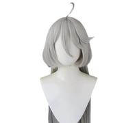 Cosplay Wig for The Witch From Mercury Miorine Rembran Women Silver Gray Long Wave Hair Wigs for Girls Cos Party Halloween Christmas Comic Con
