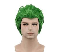 Cosplay Wig Joker Film Clown Batman Joker Wig Cosplay Joaquin Phoenix Curly Green Synthetic Hair Men Halloween Costume for Women