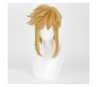 Cosplay Wig,Party Wigs,Fancy Dress Wig, Legend of Zelda Breath of the Wild Link Cosplay Wigs, Golden Wigs Party