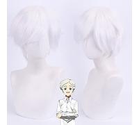 Cosplay wig promised Neverland Norman reversed white