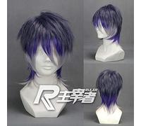 Cosplay Wigs Diabolik Lovers sakamaki reiji Short Gradient Purple Costume Wig + Wig Cap