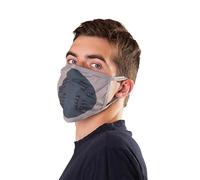 Cosplaya Desert Wanderer Mask Costume for Mens Womens Adults Teens Cosplay Accessory Halloween Costumes, One Size Grey