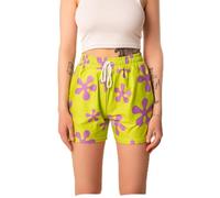 Cosplaya Lime Green Purple Star Shorts Trunks for Womens Adult Teens - Swim Suit Pink Halloween Costume Cosplay, Womens Green and Purple, S