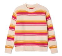 Cosplaya Super Soft Cozy Striped Sweater for Women - Girls Adult Teens Plus Cosplay Halloween Costumes, Yellow, S