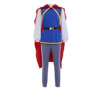 CosplayDiy Men's Suit for Fairy Tales Prince Cosplay, Multi-color, S