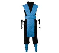 CosplayDiy Men's Suit for Sub Zero Halloween Cosplay Costume Outfits L